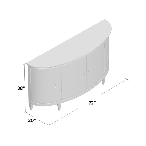 Birch Lane™ Levins 72'' Wide 2 Drawer Buffet Table Wayfair